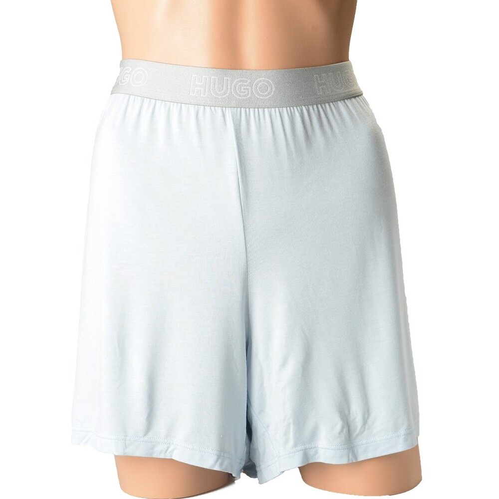 Hugo Boss Women's "Unite_Shorts" Blue Lounge Shorts Underwear US XL IT 46